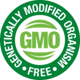 Seller claim seal in green reading Non-GMO